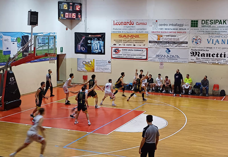 Seconda Squadra: Divisione Regionale 2: sconfitta un po’ amara per il Basket Certaldo