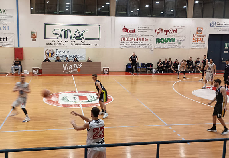 Prima Squadra: Divisione Regionale 1: vittoria conquistata ma sofferta della Virtus Certaldo